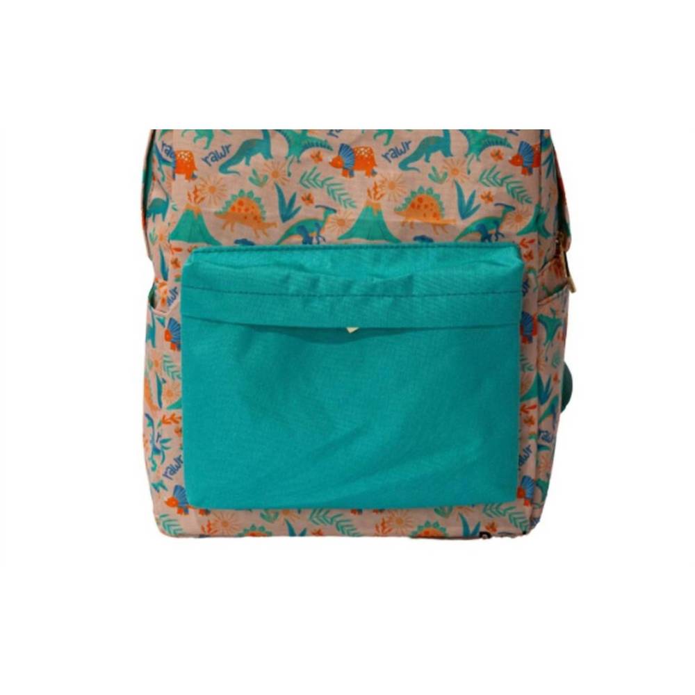 NEW JANE MARIE boy's dino-mite backpack in teal